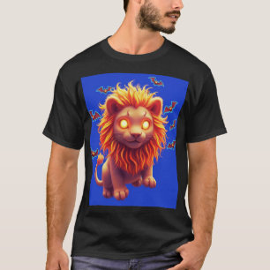 Ghost Lion Halloween T-Shirt for Spooky Animal lov