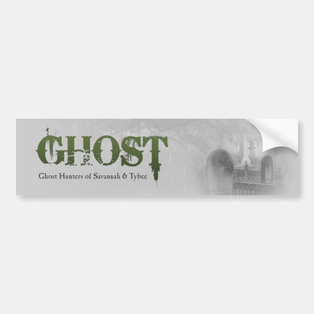 GHOST Logo Bumper Sticker (Front)