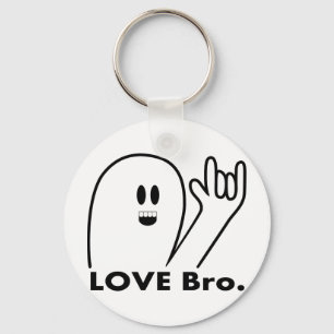 Ghost Love Bro. Key Ring