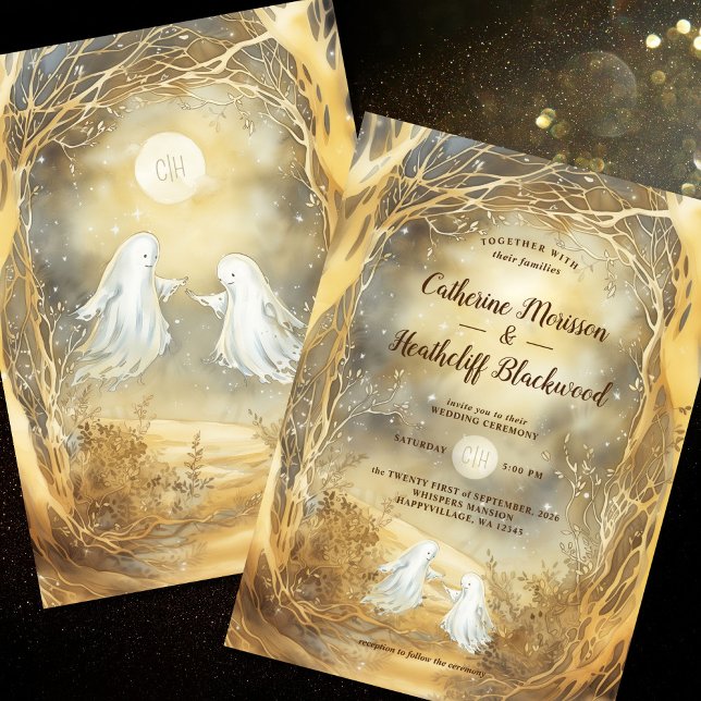 Ghost Love Wedding Invitation (Creator Uploaded)