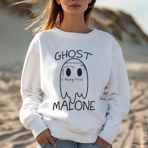 Ghost Malone Halloween Sweatshirt Cute Funny Gift