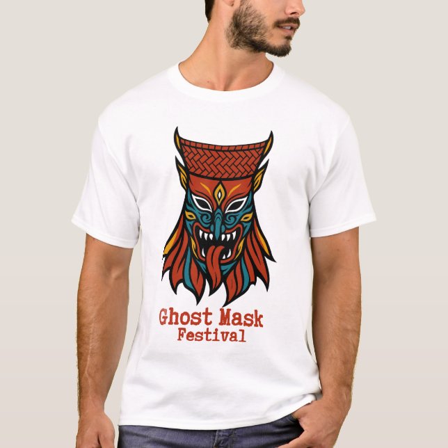 ghost mask festival T-Shirt (Front)