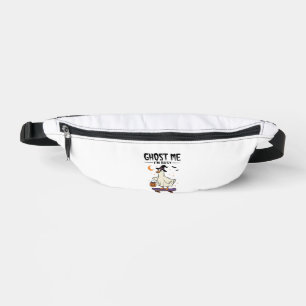 Ghost Me Im Busy Halloween Goose Skateboard Bum Bags
