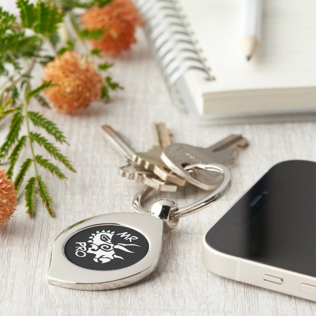 Ghost Mister Pro Triceratops Skilled Ancient  Key Ring (Side)