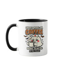 Ghost Mode On Coffee Mode Also On Halloween Nurse