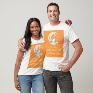 Ghost Moon Spooky One Halloween Parents Birthday T-Shirt