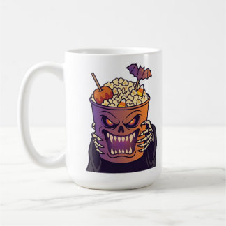 Ghost Movie Night Halloween Coffee Mug
