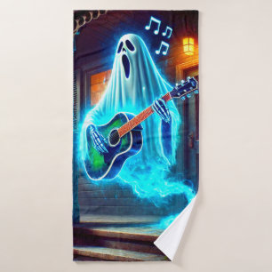 Ghost Musician  Bath Towel