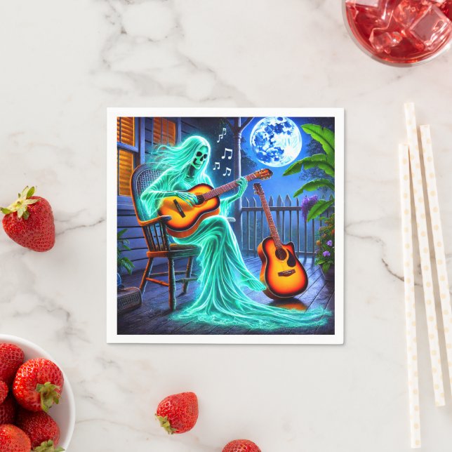 Ghost Musician  Napkin (Insitu)