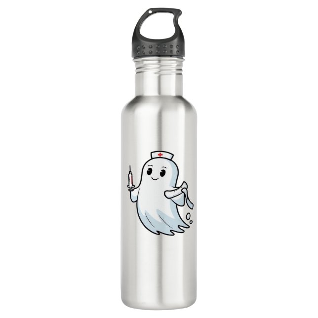 ghost nurse Classic T-Shirt_1 710 Ml Water Bottle (Front)