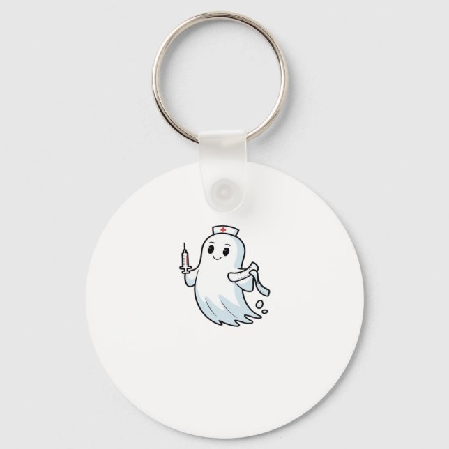 ghost nurse Classic T-Shirt_1 Key Ring (Front)