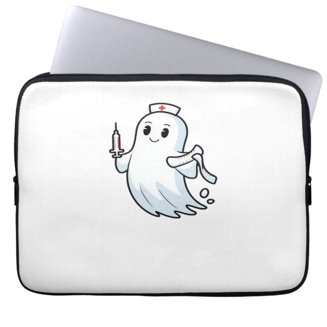 ghost nurse Classic T-Shirt_1 Laptop Sleeve (Front)