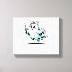 ghost nurse Classic T-Shirt_2 Canvas Print