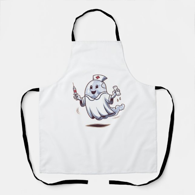 ghost nurse Classic T-Shirt Apron (Front)