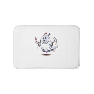 ghost nurse Classic T-Shirt Bath Mat