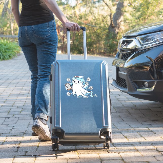 Ghost Nurse  Spookily Caring and Whimsically Haunt (Suitcase Insitu)