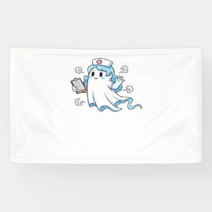 Ghost Nurse  Spookily Caring and Whimsically Haunt Banner