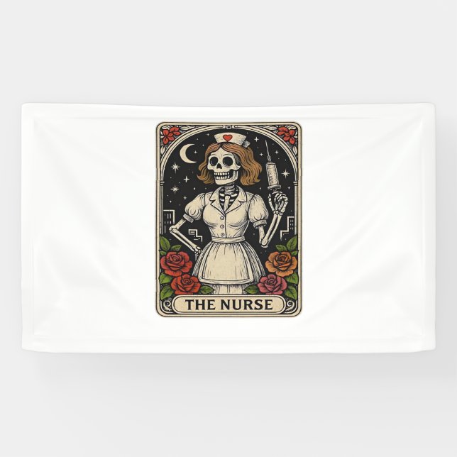 Ghost Nurse  Spookily Caring and Whimsically Haunt Banner (Horizontal)