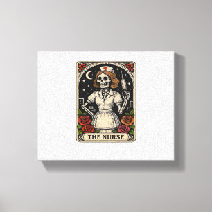Ghost Nurse  Spookily Caring and Whimsically Haunt Canvas Print