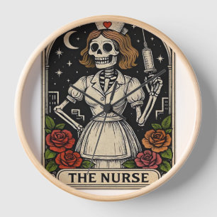 Ghost Nurse  Spookily Caring and Whimsically Haunt Clock
