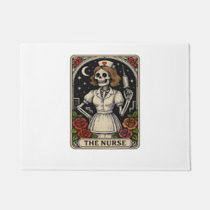Ghost Nurse  Spookily Caring and Whimsically Haunt Doormat