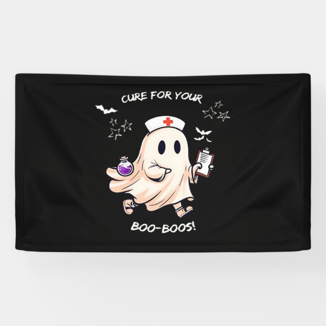 Ghost Nurse with Magical Potion – Cure for Your Bo Banner (Horizontal)