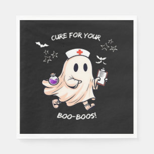 Ghost Nurse with Magical Potion – Cure for Your Bo Napkin