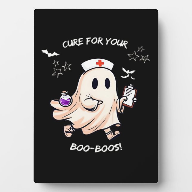 Ghost Nurse with Magical Potion � Cure for Your Bo Plaque (Front)