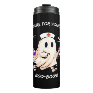 Ghost Nurse with Magical Potion – Cure for Your Bo Thermal Tumbler