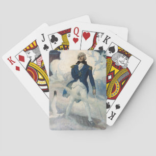 Ghost of Admiral Nelson by Newell Convers Wyeth Playing Cards