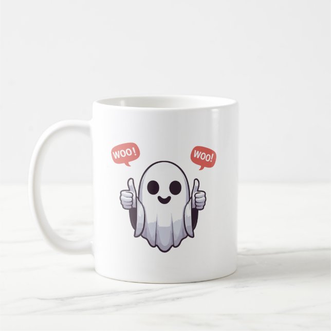 Ghost Of Approval Coffee Mug (Left)