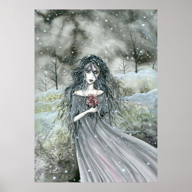 Ghost of Cathy Fantasy Gothic Art Molly Harrison Poster (Front)