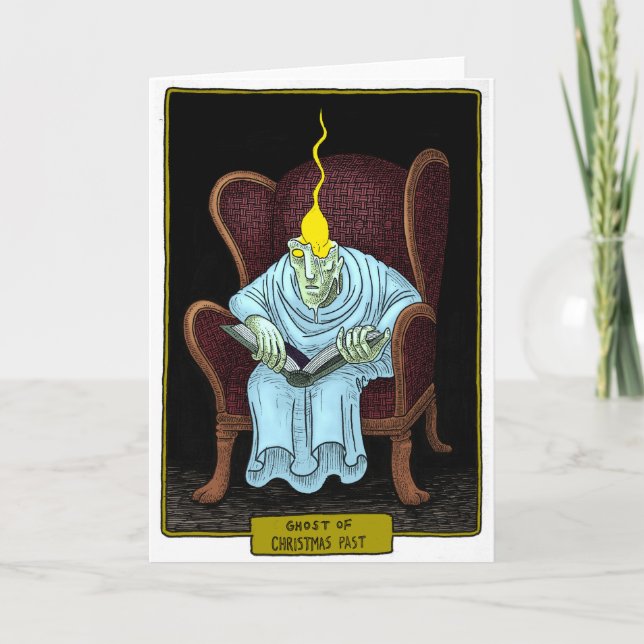 ghost of christmas past holiday card (Front)
