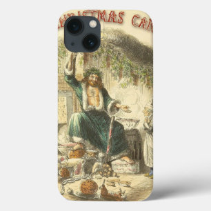 Ghost of Christmas Present and Ebenezer Scrooge iPhone 13 Case
