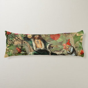 Ghost of Christmas Present Illustration Scrooge Body Cushion