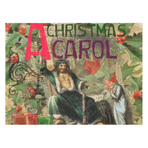 Ghost of Christmas Present Illustration Scrooge Tablecloth