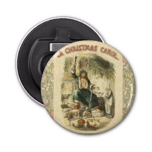 Ghost of Christmas Present Scrooge  Bottle Opener