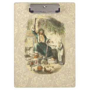 Ghost of Christmas Present Scrooge Clipboard