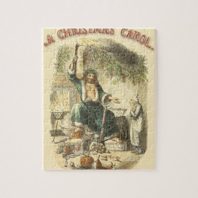 Ghost of Christmas Present Scrooge  Jigsaw Puzzle (Vertical)