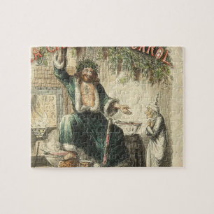 Ghost of Christmas Present Scrooge  Jigsaw Puzzle