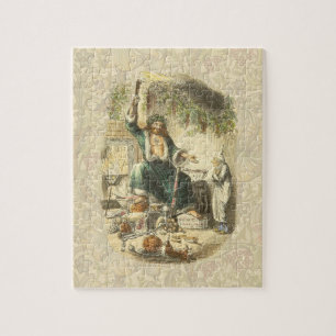 Ghost of Christmas Present Scrooge  Jigsaw Puzzle