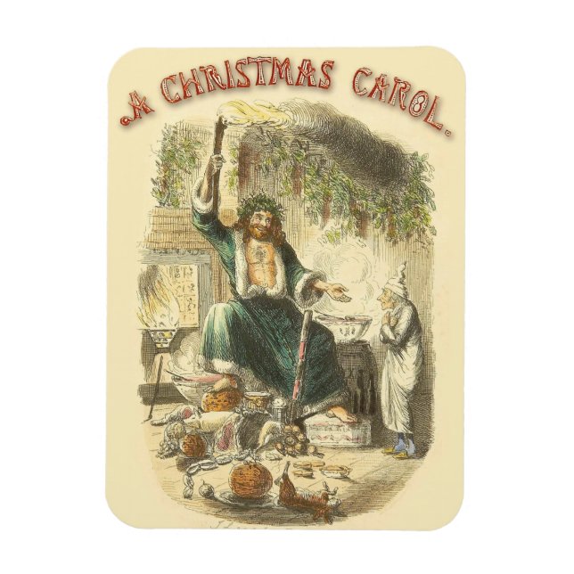 Ghost of Christmas Present Scrooge  Magnet (Vertical)