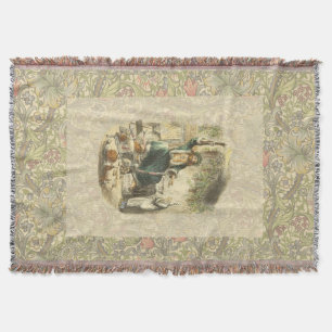 Ghost of Christmas Present Scrooge Throw Blanket