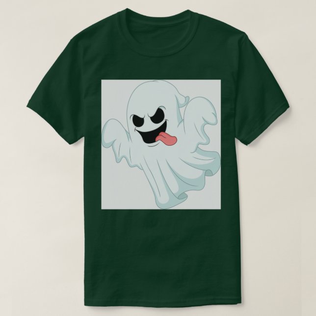 ghost of disapproval white colour T-Shirt (Design Front)