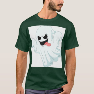 ghost of disapproval white colour T-Shirt