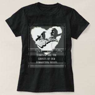 Ghost of Forgotten Selves Grey Crows Ravens  T-Shirt