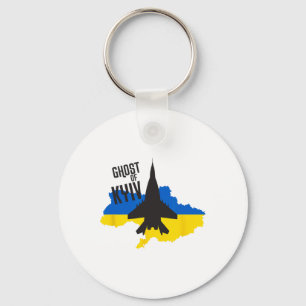 Ghost Of Kyiv - Mig 29 Fight Pilot Ace Of Ukraine  Key Ring