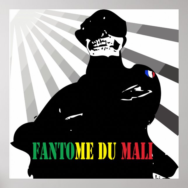 Ghost of Mali - french soldier in Mali Poster (Front)