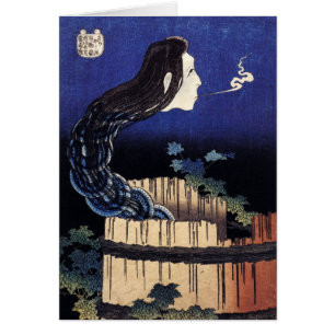Ghost of Okiku - Hokusai