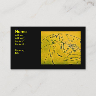 GHOST OF PIANIST BUSINESS CARD